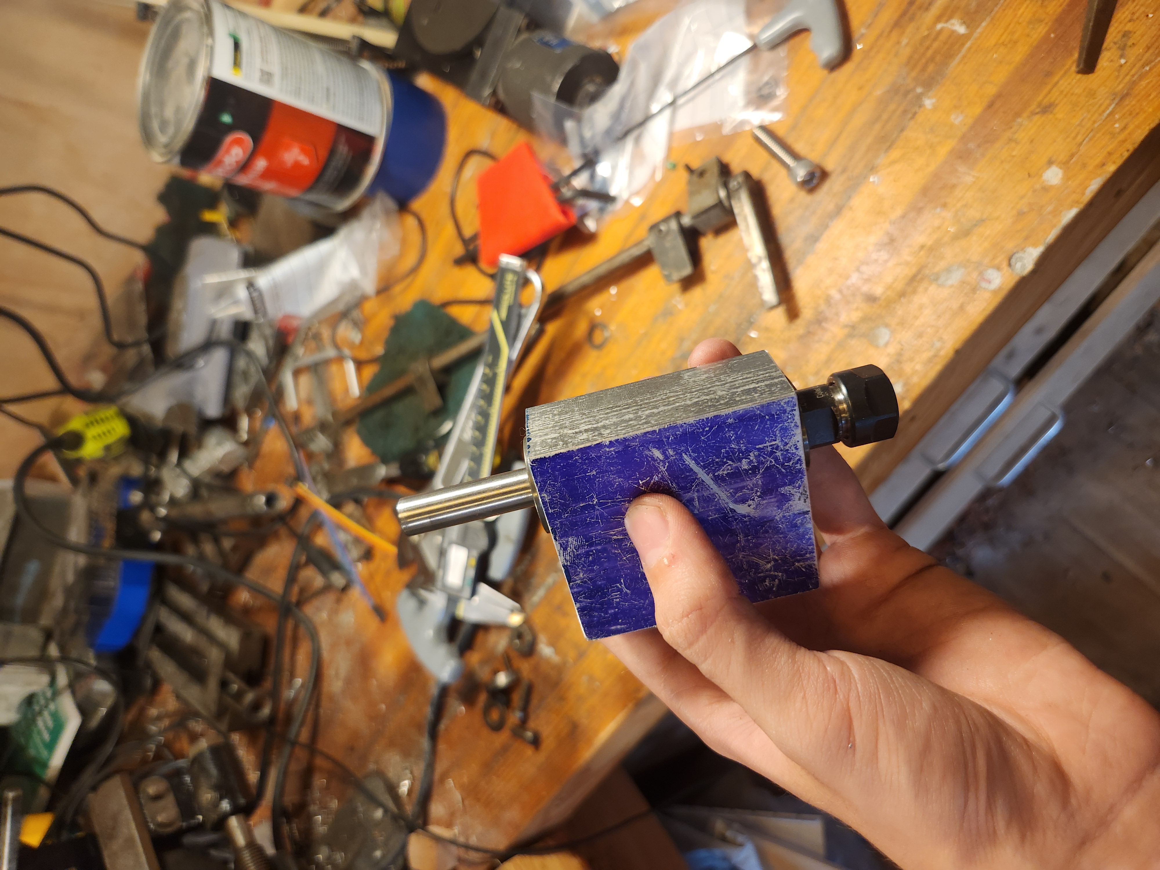 Cutting bearing seats and drilling main hole